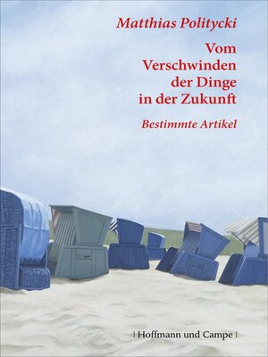 cover image of Vom Verschwinden der Dinge in der Zukunft